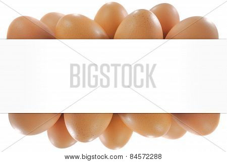 egg easter on white