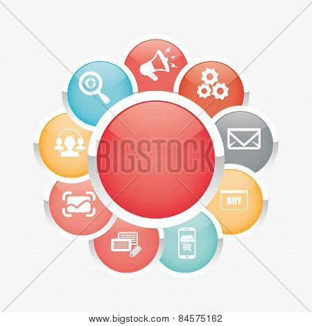 Shopping Design, Vector Illustration.
