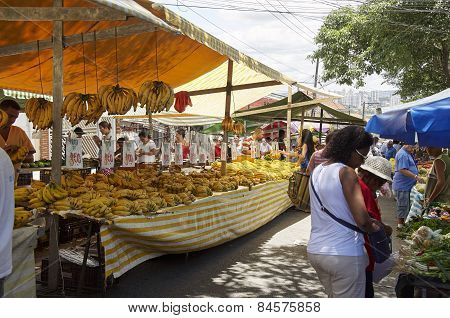 Traditional Street Fair Of Sao Paulo City
