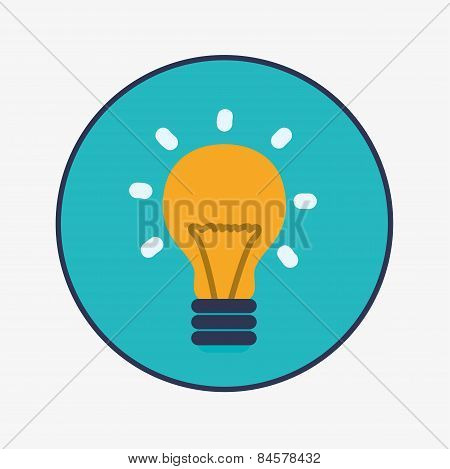 Bulb design, vector illustration.