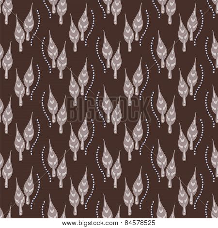 Seamless Pattern With Leaves