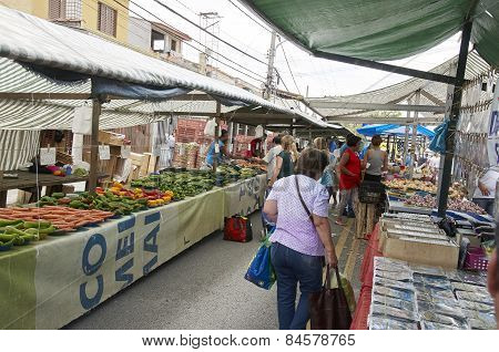 Traditional Street Fair Of Sao Paulo City