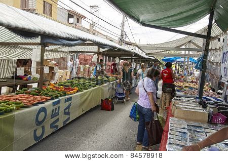 Traditional Street Fair Of Sao Paulo City