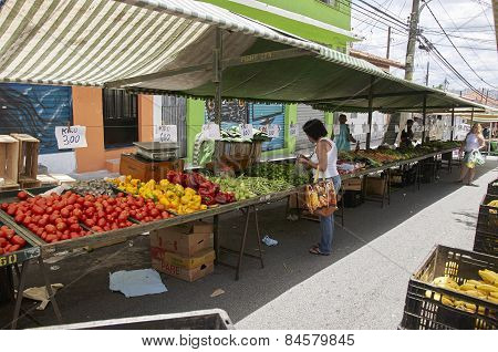 Traditional Street Fair Of Sao Paulo City