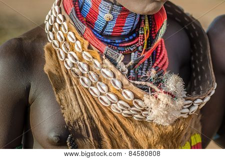 Traditional Ornament For Hamer Women, Omo Valley