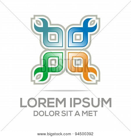 Abstract company style customizable