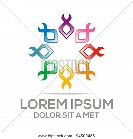Abstract company style customizable