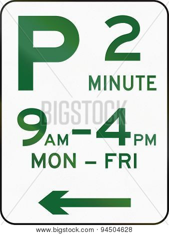 Two Minute Parking In Australia