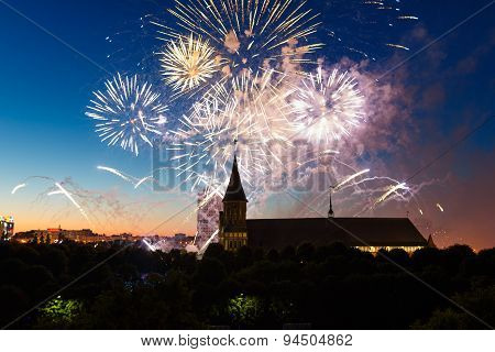 Fireworks Over The Cathedral Of Kant
