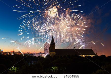 Fireworks Over The Cathedral Of Kant