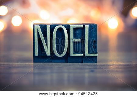 Noel Concept Metal Letterpress Type