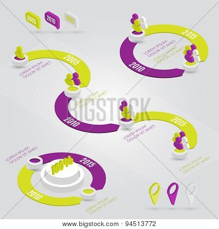 Time line Infographic