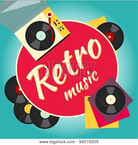 Vinyl Record And Turntable