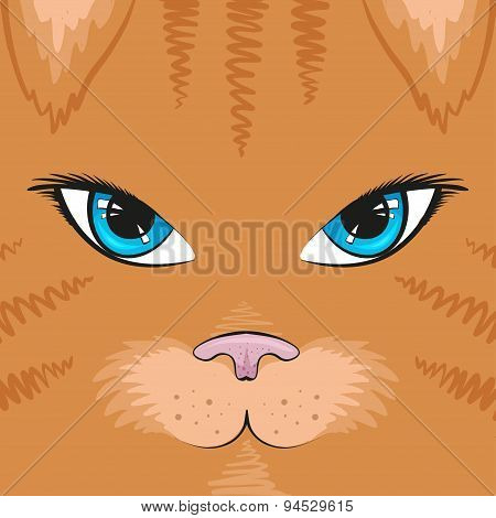 Card square cat