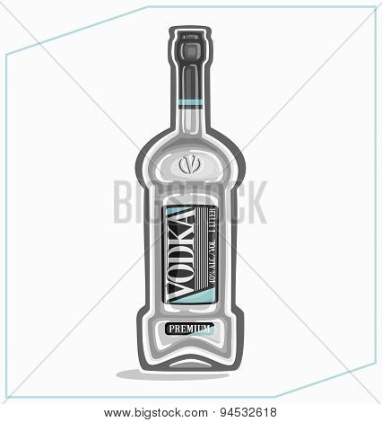 Vodka in the bottle
