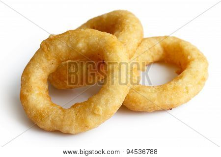 Fried onion or calamari rings