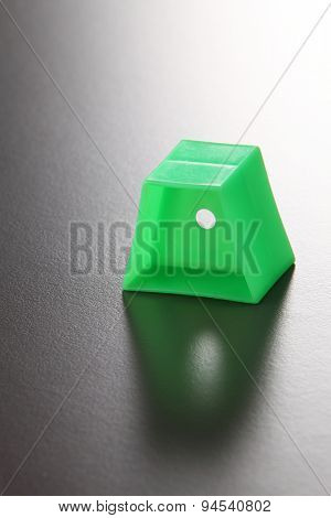 trapezium shape of the plastic block