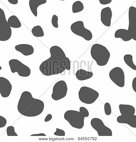 Seamless pattern of dalmatian spots