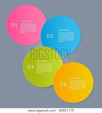 Modern infographic template
