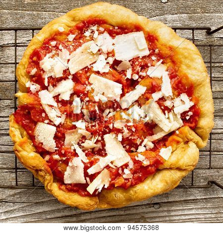 Rustic Italian Deep Fried Pizza Fritta