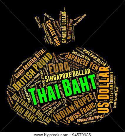 Thai Baht Represents Forex Trading And Currencies