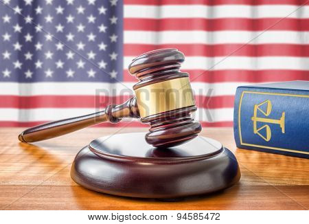 A Gavel And A Law Book - Usa