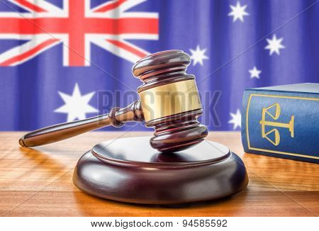 A Gavel And A Law Book - Australia