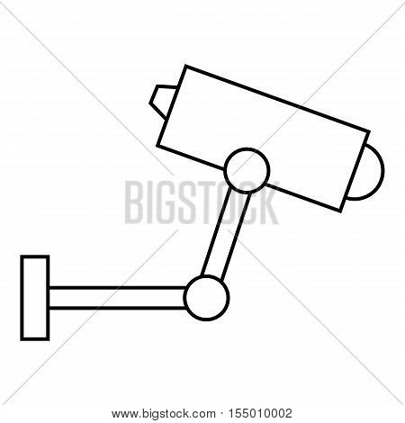 CCTV camera icon. Outline illustration of CCTV camera vector icon for web