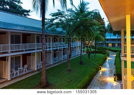 Beautiful Resort At Twilight