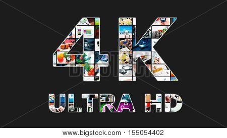 Tv Ultra Hd. 4K Television Resolution Technology