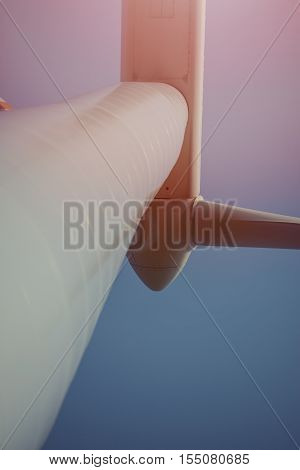 Windturbine At Sunny Day