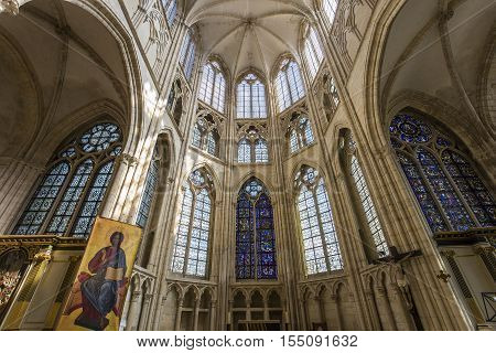 Saint-sulpice-de-favieres Church, Essonne, France