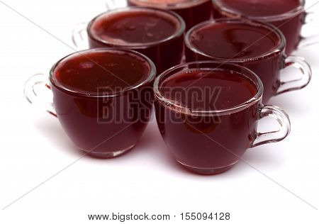 Individual Strawberry Jelly Portions