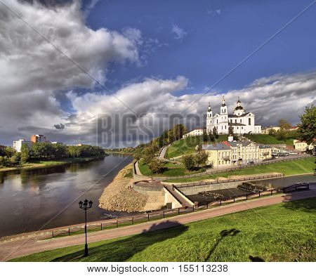 view of the city of Vitebsk, Belarus