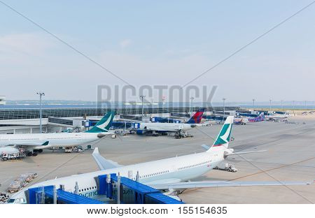 Chubu Centrair International Airport In Japan.