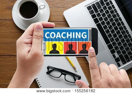 Coaching (guide Instructor Leader Manager Tutor )