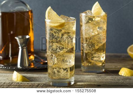 Whiskey Highball With Ginger Ale