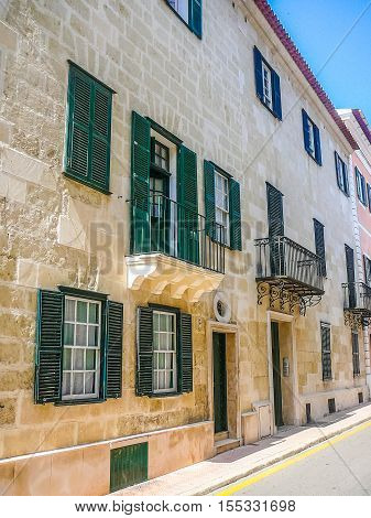 Hdr View Of Mahon Minorca