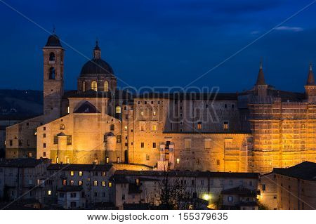 Ancient castle of the Duke of Urbino, Italy