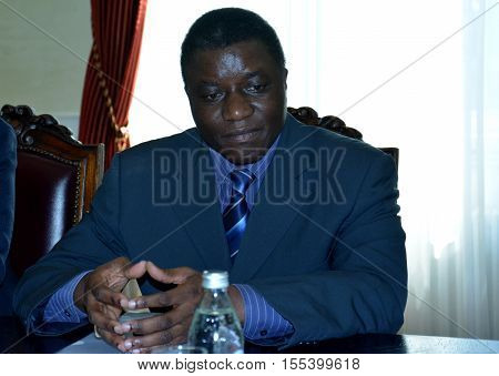Belgrade, Serbia. September 12 2016. Chaloka Beyani United Nations Special Rapporteur on the situation of human rights of internally displaced persons