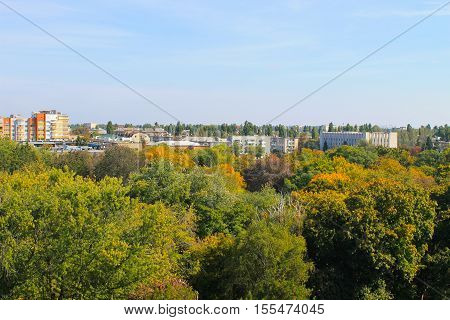 View on the city Kremenchug in Ukraine