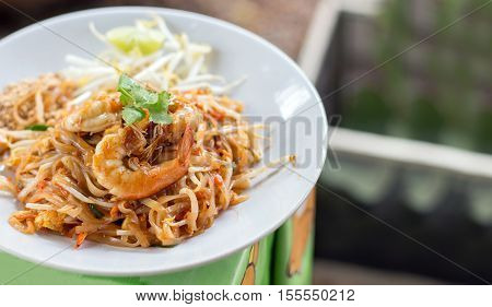 Shrimp On Padthai Menu