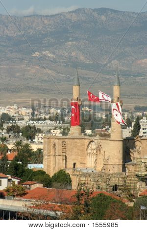Turecké vlajky - Nicosia