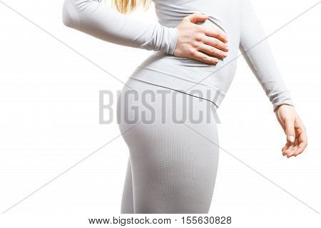 Female Body Wearing Thermoactive Underwear