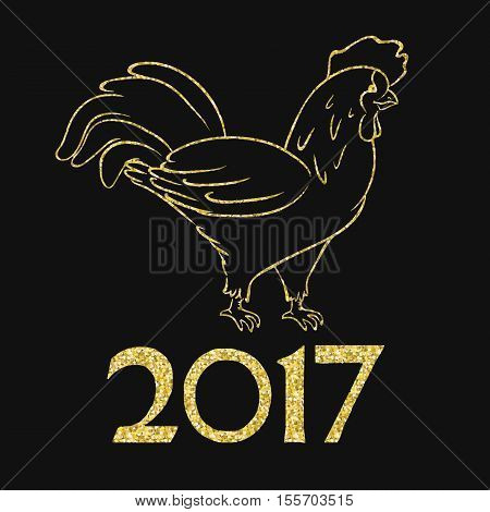 Vector Element For New Year's Design.