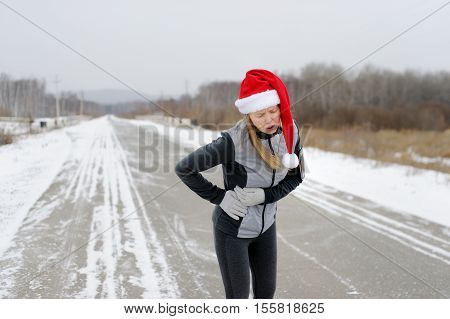 Side Stitch - Woman Runner Side Cramps.