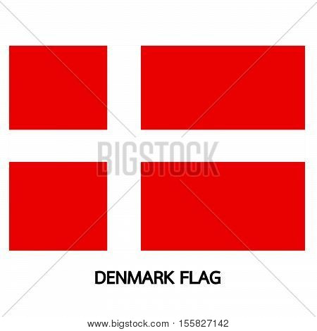 an images of Denmark flag illustration design