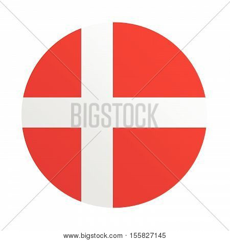 an images of Denmark flag illustration design