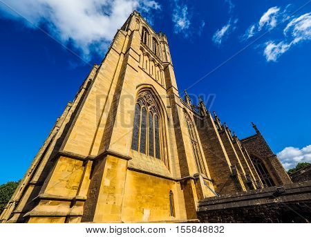 Hdr Bristol Cathedral In Bristol