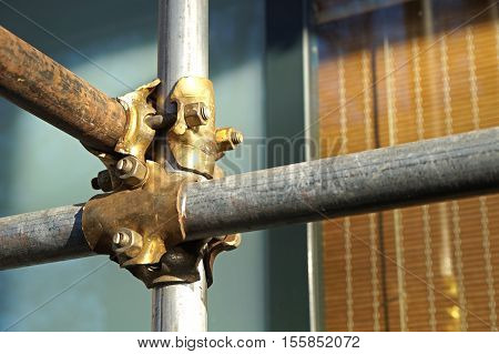 Scaffolding pipe clamp and parts, An important part of building strength to scaffold.